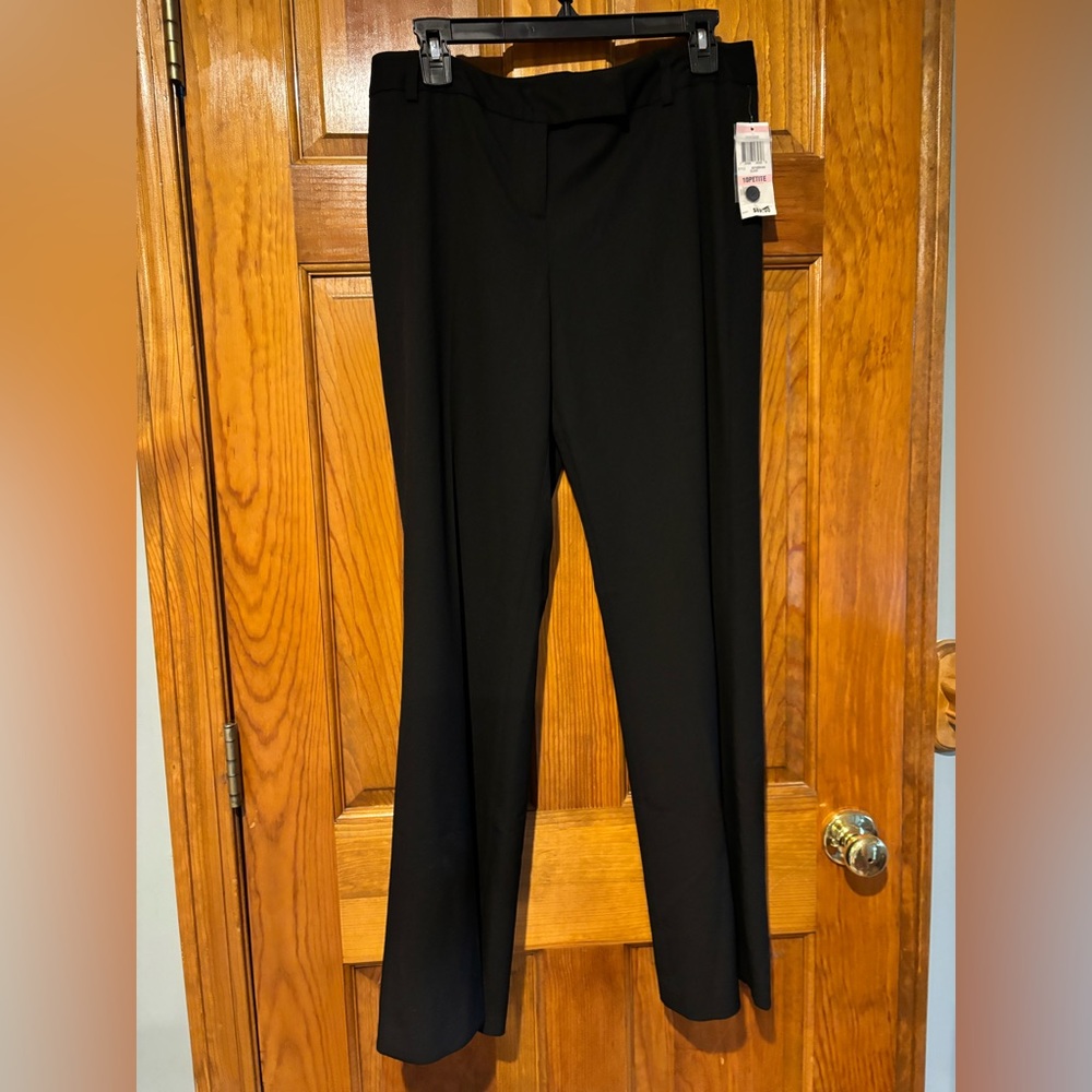 NWT INC International Concepts Black Women's Trousers 10 Petite